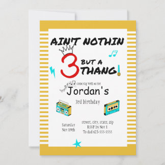 Rien d'autre qu'une invitation à 3 thang