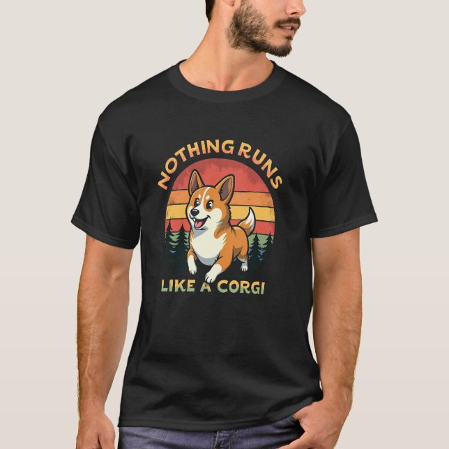 Rien de doux ne court comme un T-Shirt Corgi (Devant)