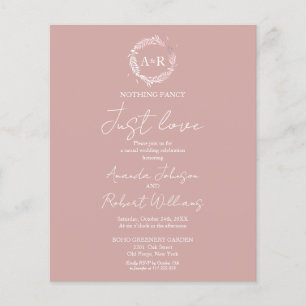 Rien De Fancy Just Love Budget Faire-part de maria