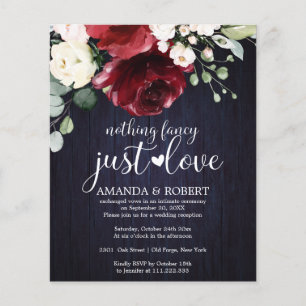 Rien De Fancy Just Love Budget Wedding Invitations