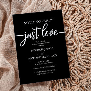 Rien De Fancy Just Love Faire-part de mariage Déco