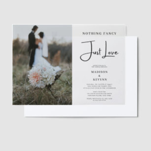 Rien De Fancy Just Love Mocha Mousse Invitation