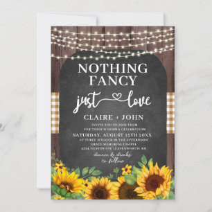 Rien De Fancy Just Love Rustic Faire-part de maria