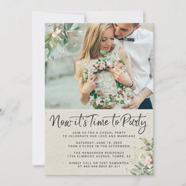 Rien De Fancy Juste Amour | Réception de mariage (Devant)