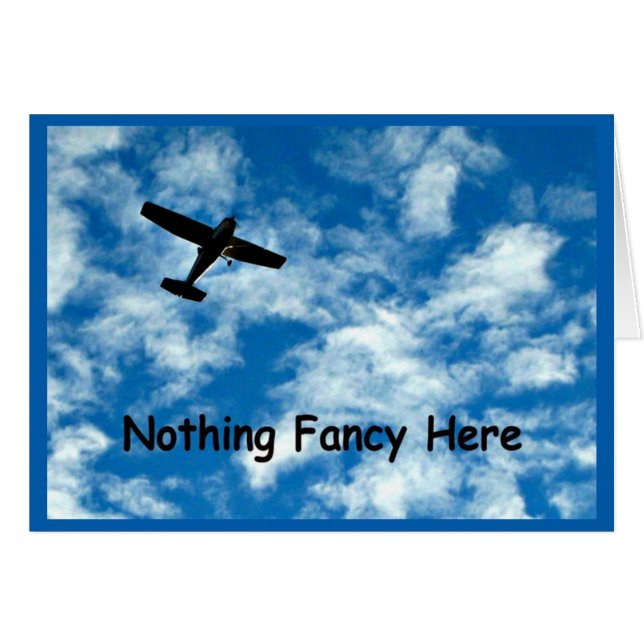 Rien de fantaisiste ici, juste une carte de jour p (Devant horizontal)