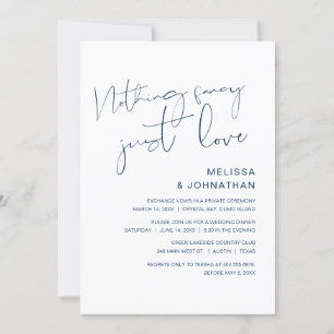 Rien de fantaisiste, juste de l'amour, invitation