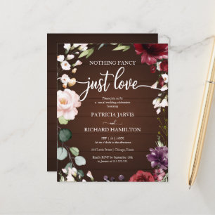 Rien De Fantastique Invitations De Mariage Peu Coû