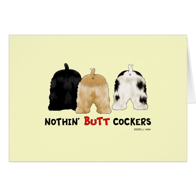 Rien n'aboutent des cockers (Devant horizontal)
