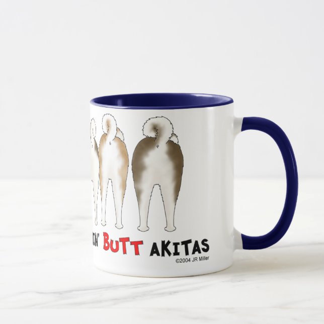 Rien n'aboutent la tasse d'Akitas (Droite)