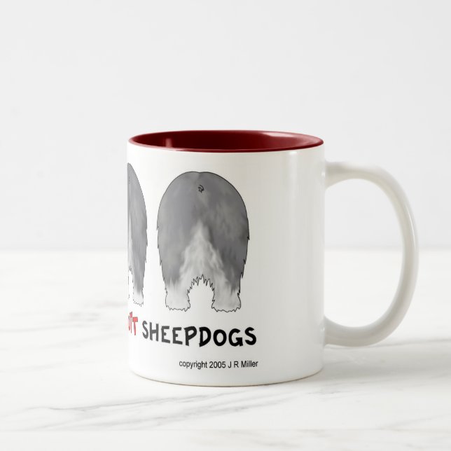 Rien n'aboutent la tasse de chiens de berger (Droit)