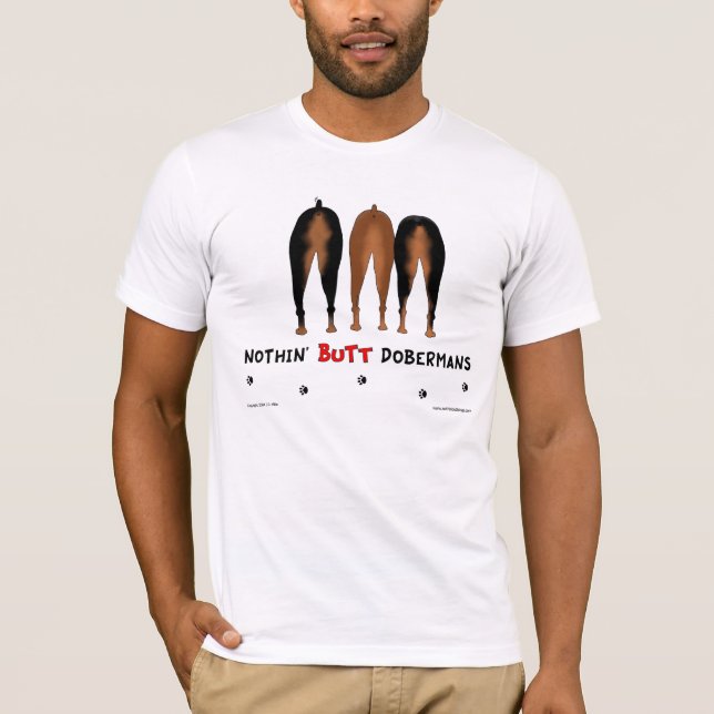 Rien n'aboutent le T-shirt de dobermann (Devant)