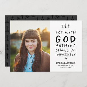 Rien n'est impossible Faire-part de diplôme