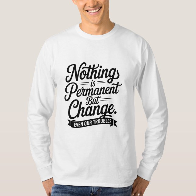 Rien N'Est Un T-shirt Permanent (Devant)