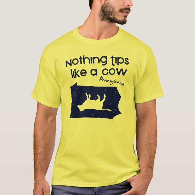 Rien n'incline comme un T-shirt de vache (Devant)