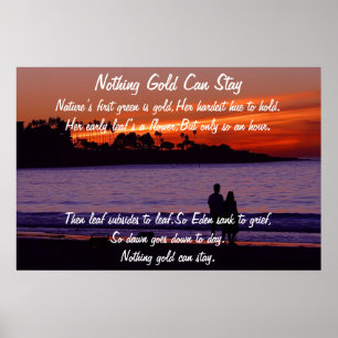 Rien Or ne peut rester Poster