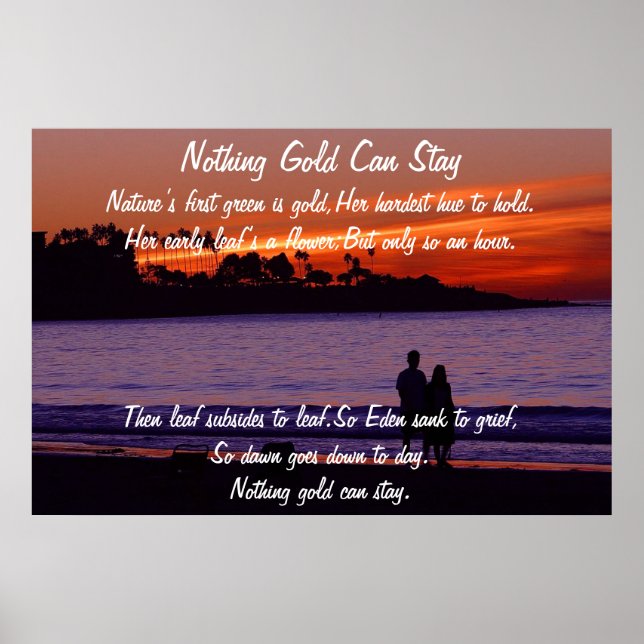 Rien Or ne peut rester Poster (Devant)