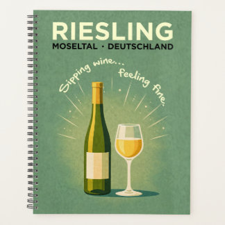 Riesling Moseltal Allemagne Art de voyage vintage