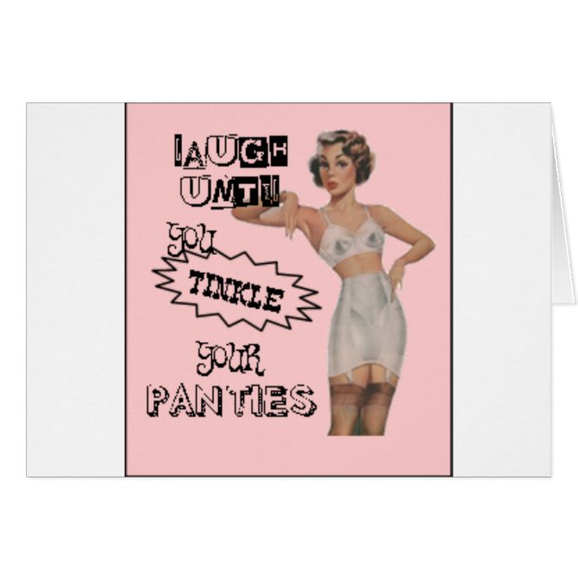 Riez jusqu'à ce que vous tintiez vos culottes (Devant horizontal)