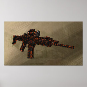 Rifle ACR Camo Rouge Azmodeus, Poster