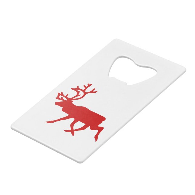 Rindeer rouge / Silhouette caribou (Devant Angle)