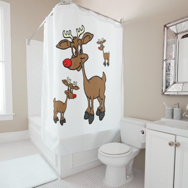 Rinder de rideau de douche (En situation)