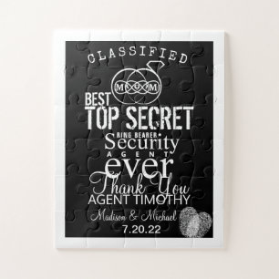 Ring Bearer Secret Agent Puzzle