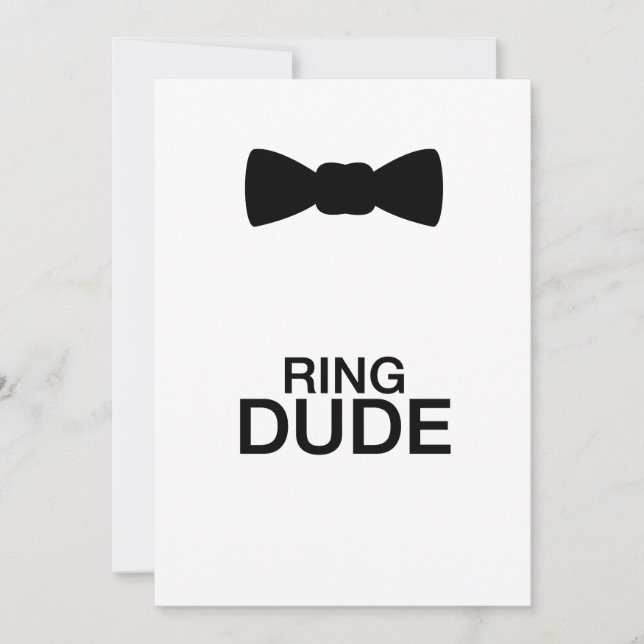 Ring Dude enfants - Garçons Porte-bague mariage (Devant)