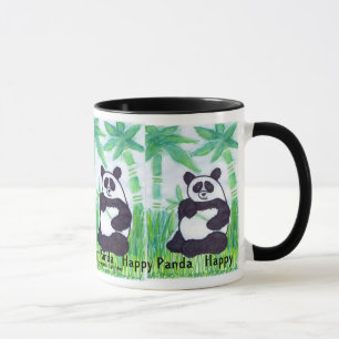 Ringer Mug O.O. 4 Pandas heureux