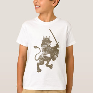 Ringer T-Shirt grunge de lion du Roi Boy's