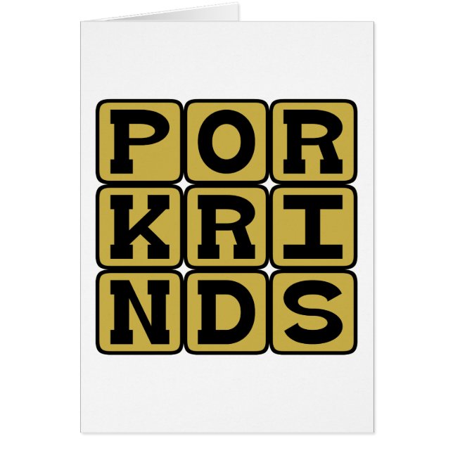 Rinthes de porc, Snack de porc (Devant)
