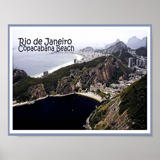 Rio de Janeiro - Brazil - Poster (Devant)