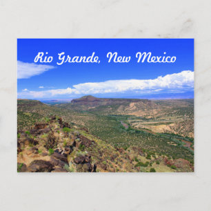 Rio Grande River, Nouveau-Mexique Carte postale Pa