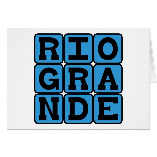 Rio Grande, Rivière au Texas (Devant horizontal)