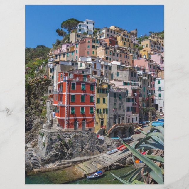 Riomaggiore Cinque Terre Ligurie Italie (Devant)