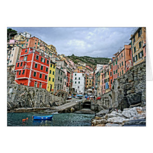 Riomaggiore, Italie - La carte Cinque Terre