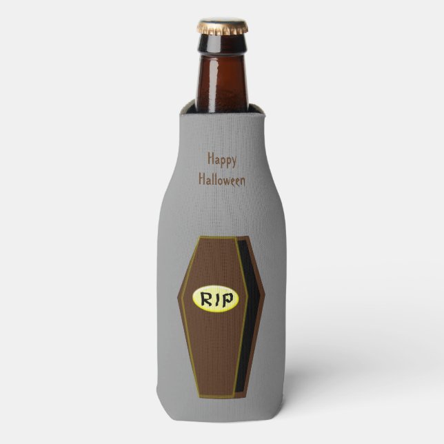 RIP Halloween café dans Doom Bottle Glacière (Bottle Devant)