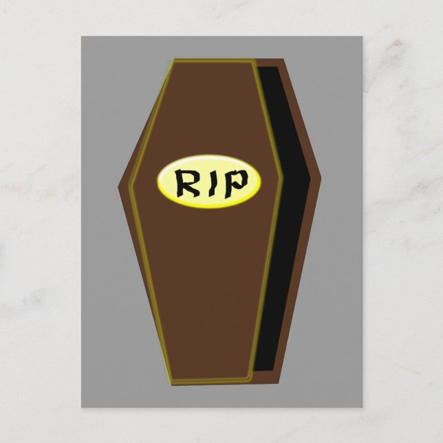 RIP Halloween café de Doom carte postale (Devant)