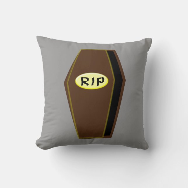 RIP Halloween café de Doom Coussin (Recto)
