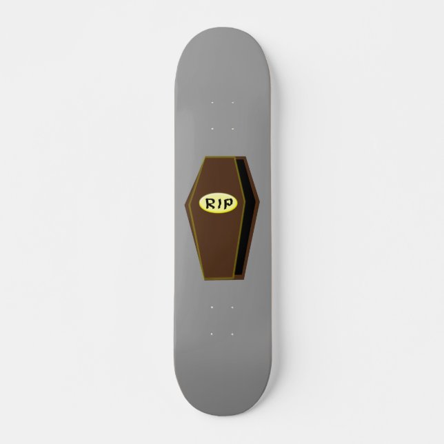 RIP Halloween Coffin of Doom Skateboard (Devant)