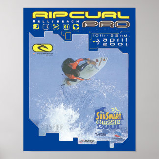 Ripcurl Pro surf concours surf murale affiche