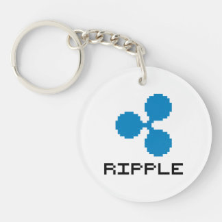 Ripple XRP Logo 8-Bit | Porte-clés