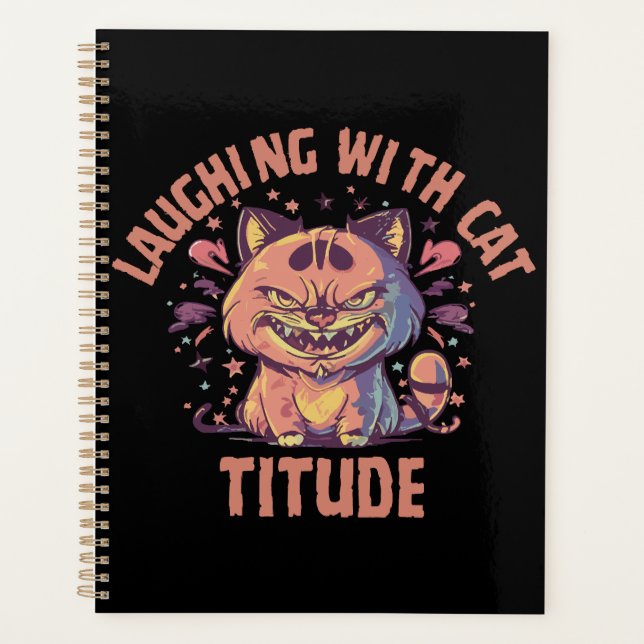 Rire avec une attitude de chat (Devant)
