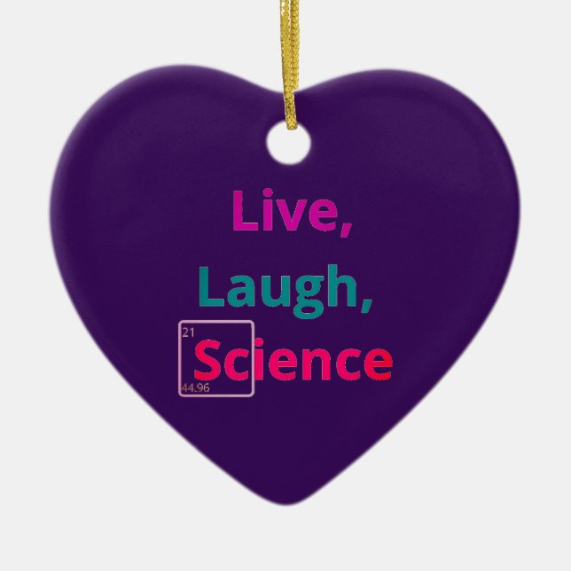 Rire en direct ornement scientifique (Devant)