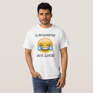 Rire le T-shirt bruyant d'Emoji