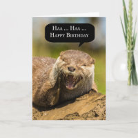 Cartes De Vœux Loutre Zazzle Fr