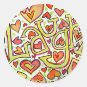 Rire Stickers Word Art