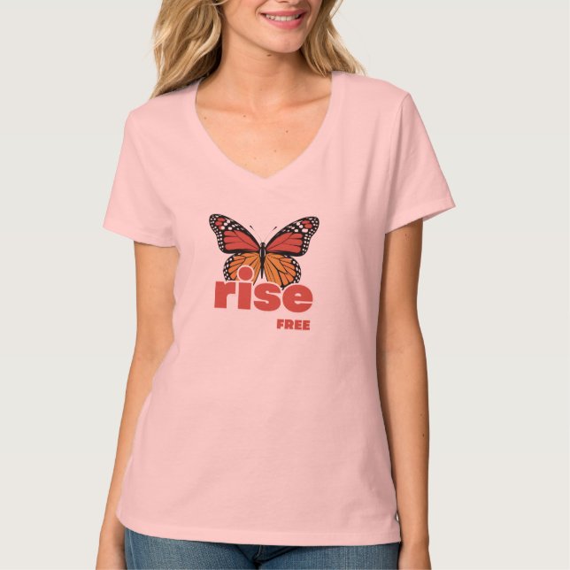 Rise Free Butterfly Women’s T-Shirt (Devant)