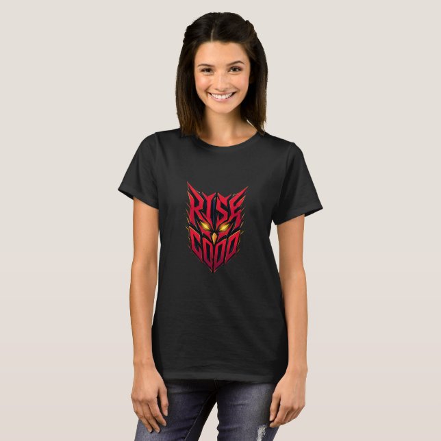 Rise God Owl Masque T-Shirt (Devant entier)
