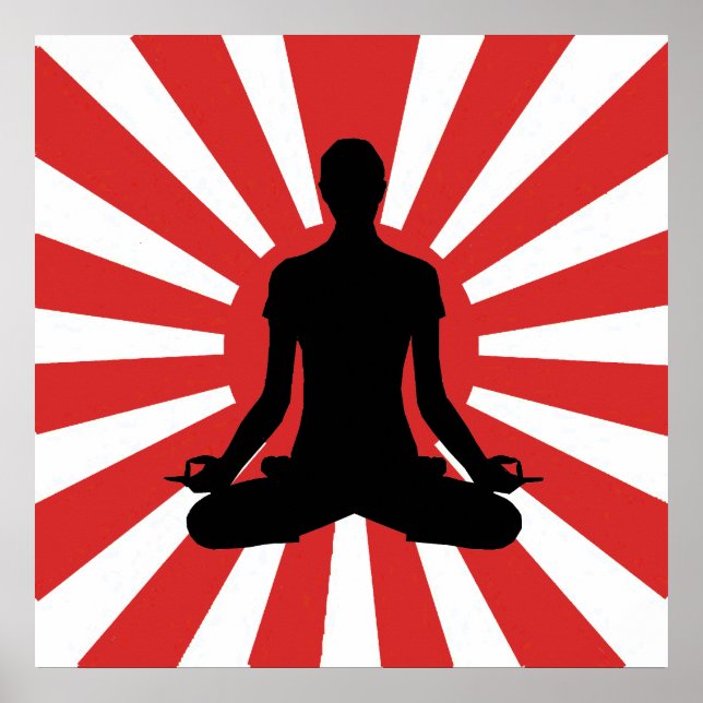 Rising Sun Yoga 4 Meditation Poster (Devant)