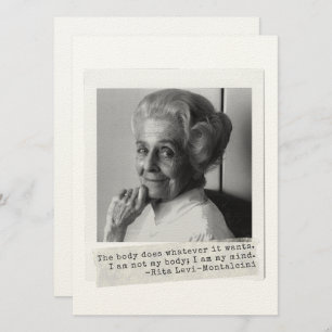 Rita Levi-Montalcini cite les femmes dans la scien